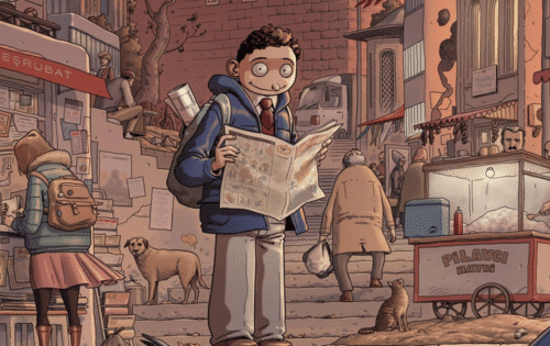 De la Turquie à la francisation : retour sur une correspondance marquante et une bande dessinée bouleversante, Journal inquiet d’Istanbul.
